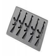 創意機槍硅膠速凍冰塊模具_硅膠廚具}